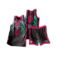 Ensemble de maillots de basket-ball sans manches personnalisés, respirants, à séchage rapide, imprimés par transfert thermique, avec nom, numéro et logo d'équipe personnalisés