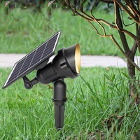 Lampes solaires d'extérieur en aluminium IP65 pour arbres, installation par insertion, contrôle de l'éclairage, lampes LED pour allées de jardin, vente en gros d'usine