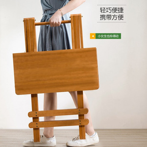Round <b>Wooden</b> Dining <b>Table</b> For Kindergarten Customizable Size <b>Foldable</b> Feature - Product Image 3