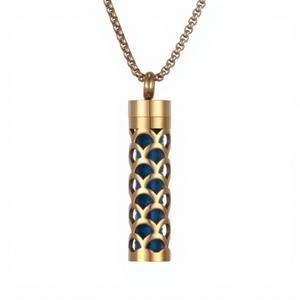 Collar de Acero Inoxidable con Cilindro Hueco para Parejas, Joyería de Regalo, Difusor de Aromaterapia, <span class=keywords><strong>Perfume</strong></span>, Aceite Esencial - Product Image 4
