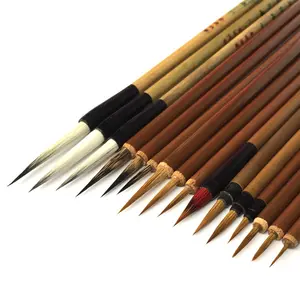Professional Chinese calligraphy brush set High quality calligraphy and painting brush Wholesale calligraphy pen 16 pcs set