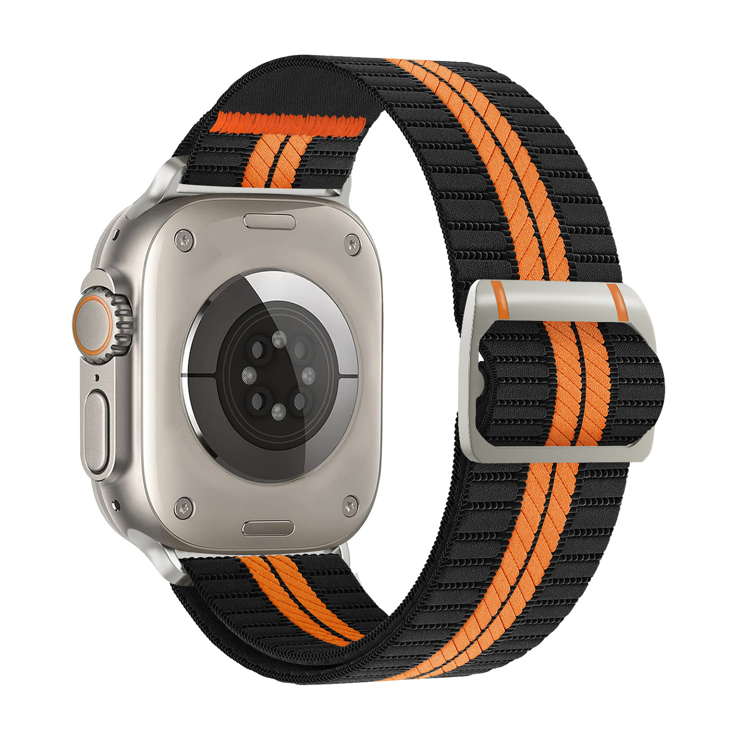 Black orange stripes