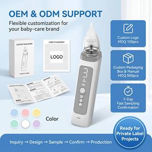 Aspirateur nasal portable pour enfants et adultes, appareil de nettoyage nasal en silicone de qualité médicale, fournisseur pour usage clinique - Product Image 6