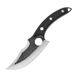 <span class=keywords><strong>Coltello</strong></span> da Disosso Professionale Forgiato a Mano in Acciaio Inossidabile ad Alto Tenore di Carbonio con Foro per il Dito per <span class=keywords><strong>Carne</strong></span>, Cucina e Attività all'Aperto - Product Image 4