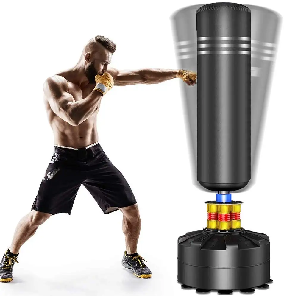 freestanding saco de boxeo kickboxing heavy duty rack boxing standing punching bag kick boxing with stand