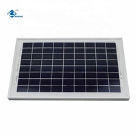 Mini panneau solaire 12W 18V avec verre antireflet, petit chargeur solaire ZW 12W 18V pour appareils d'extérieur