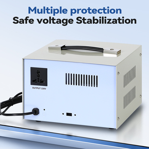 Regulador Automático de Voltaje Monofásico AVR SVC 220V 1000VA/2000VA con Pantalla LCD y 96% de Eficiencia - Product Image 4