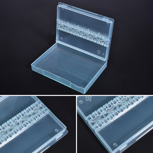 KADS <b>Nail</b> Bit Holder Storage Box 14 Slots Transparent PP <b>Nail</b> Drill Bit Display Organizer <b>Case</b> for Manicure Salon Tool - Product Image 3