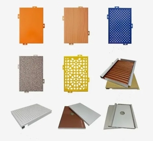 Tấm Nhôm đục lỗ hiện đại cho tấm Tường Rèm kiến trúc hoàn thiện trang trí cho trung tâm nhôm Composite - Product Image 6