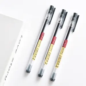 WQN Best Price Promotion gel Pen Custom Logo writing Pen New Design 0.4mm Hot Plastic gel Pen
