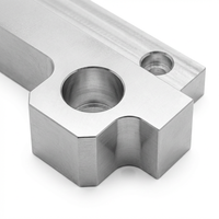 Servicios de Mecanizado CNC, Bloque de Posicionamiento de Aluminio, Componentes Fresados Personalizados, Piezas Mecánicas de Precisión para Accesorios Robóticos