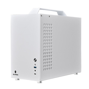 DIY240 Chasis de juego de ordenador de escritorio <span class=keywords><strong>Mini</strong></span>-<span class=keywords><strong>ITX</strong></span> refrigerado por agua transfronterizo Torre media de elemento de aluminio pequeño con ventilador Productos Stock - Product Image 5