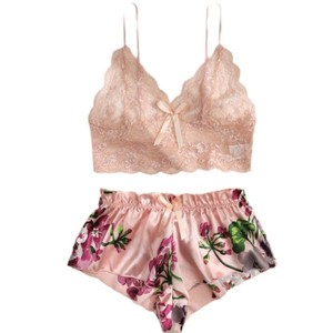 Conjunto de Dos Piezas de Lencería Sexy con Encaje, Sujetador Push-Up y Braguitas Sin Costuras para Mujer, Estilo Bralette, Novedad 2026 - Product Image 3