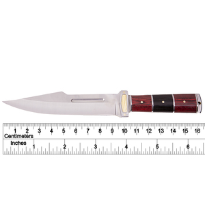 Làm bằng tay đầy đủ tang sắc nét lưỡi tích hợp bảo vệ an toàn đẹp tốt gỗ cứng xử lý cố định lưỡi dao bowie cho ngoài trời - Product Image 5