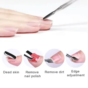 Kit de manucure professionnel : limes à ongles, blocs tampons éponge, pince à cuticules, ciseaux à ongles et outils pour vernis gel UV - Product Image 3