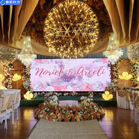 Parete Video LED per Interni, Colori Vivaci, Alto Contrasto, per Cerimonie Nuziali, Auditorium, Sfondo Palcoscenico, Display 3840Hz OEM