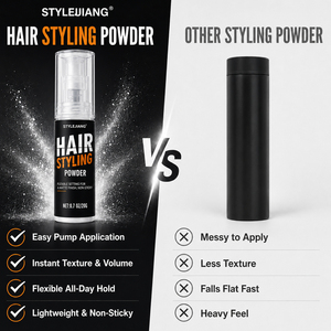 Mattify Hair Styling <b>Powder</b> Non Stick Flexible Setting Fibra Touch for <b>Textured</b> Lifted Hair Styling - Product Image 4