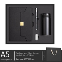 Ensemble de cadeaux d'affaires promotionnels de luxe personnalisés avec logo pour cadres hommes et femmes, coffret cadeau en tissu multi-articles