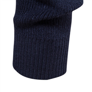 Venta al por mayor de fábrica de los hombres de cremallera de color sólido Chaqueta de punto para <span class=keywords><strong>hombre</strong></span> Slim Fit elegante cárdigan de punto - Product Image 5