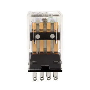 14Pin 24V DC Coil with LED Indicator Original New Industrial HH54P/MY4 Miniature Relay