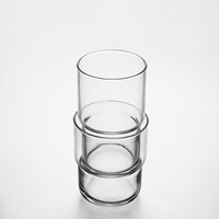 Gobelet en verre pour boisson 220ml/300ml/320ml Verre empilable Ice Cafe Latte