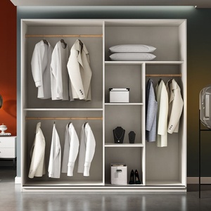 <span class=keywords><strong>Armadio</strong></span> Guardaroba Bianco con Ante Scorrevoli per Camera da Letto/Organizzatore per Vestiti per Camera da Letto - Product Image 5