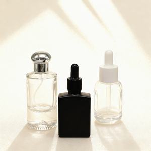 High Quality Luxury Square Perfume <b>Bottle</b> 50ml Glass <b>Empty</b> Refillable <b>Spray</b> Custom Logo Screen Printing Hot Stamping Pump - Product Image 3