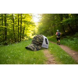 Cappellino trucker mimetico Bonnie in tessuto a rete traspirante, protezione solare per esterni, 6 pannelli, primavera estate, casual, per adulti - Product Image 2