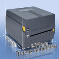 Mini imprimante à ruban satiné 300 DPI, impression thermique, transfert thermique, imprimante d'étiquettes de bureau, imprimante précise pour fleuriste