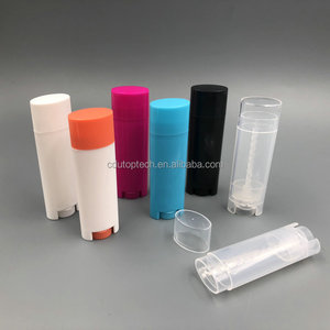 Venta al por mayor 5g blanco transparente claro vacío Chapstick contenedor 5g brillo labial contenedor negro bálsamo labial tubos - Product Image 4