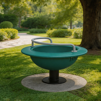 Chaise tournante de sécurité pour enfants avec structure en métal et alliage, grand siège pivotant pour les activités de maternelle, de terrain de jeux et de jardin