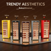 Nouveau CIGARLOONG C8, armoire à cigares avec intérieur entièrement en cèdre espagnol, humidité constante, humidor intelligent pour les amateurs de cigares