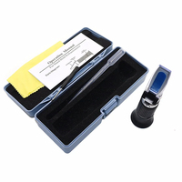 Handheld Refractometer Honey Baume Meter Sugar Content Tester Honey Concentration Meter Water Content Honey Refractometer 1 Set