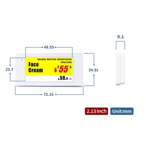 Étiquette de prix numérique électronique TOCVUE SLIM-213BWRY 2,13 pouces BWRY 4 couleurs, étiquette de prix numérique E-Ink pour la vente au détail, les supermarchés et les épiceries - Product Image 4