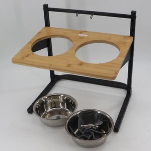 Rustik toptan yükseltilmiş yükseltilmiş Pet köpek özel Pet besleme Pet suluk besleyici - Product Image 6