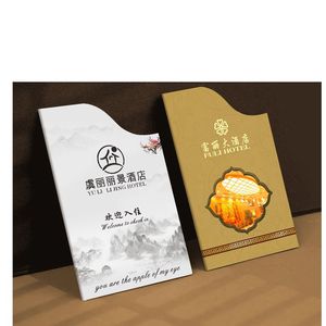 Quiosco de Autoregistro para Hoteles con Impresión Personalizada OEM, Dispensador de Tarjetas, Fundas de Papel para Cubrir, Porta Tarjetas de Hotel - Product Image 4
