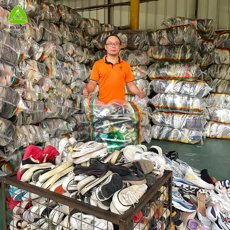 25kg Bale Used Shoes High Quality Mixed Styles Unisex