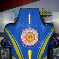 Machine de jeu de course automobile à monnayeur pour salle de jeux, simulateur monoplace avec piste de vitesse de 47 pouces et éclairage LED coloré