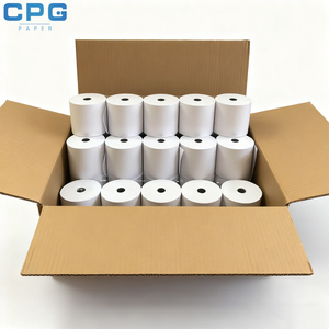 Rouleaux de papier thermique haute sensibilité pour imprimante POS 80 mm, papier de reçu de caisse, sans BPA, certifié ISO, haute luminosité, OEM - Product Image 5