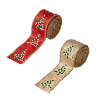 Rollo de Cinta de Satén con Borde de Alambre de 2 Pulgadas, Personalizada e Impresa, para Decoración de Halloween, Bodas, Navidad, Manualidades, Envoltura de Regalos (Moda)