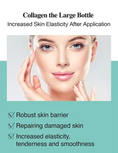 Creme de clareamento facial Tubo de beleza anti-idade creme hidratante clareador de pele colágeno reparação facial