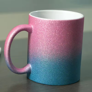 Fournisseur <span class=keywords><strong>de</strong></span> mugs en céramique à transfert thermique avec paillettes, design classique, poignée et revêtement à l'<span class=keywords><strong>image</strong></span>, avec poudre <span class=keywords><strong>de</strong></span> paillettes - Product Image 3
