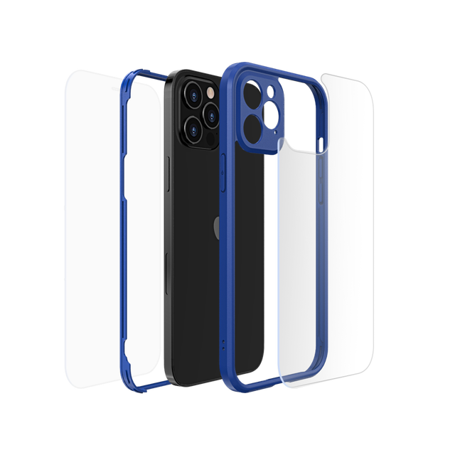 Shockproof Built-in Tempered Glass Screen Protector 360 Degree Full Body Phone Cover for Samsung S21 FE Ultra S25FE Clear Cases