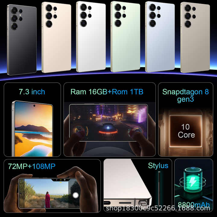 S25 Ultra Dual-SIM Smart Phone HD Screen Face Recognition Shockproof ...