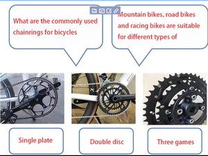 Sắt crankset với chainring lớn cho MTB & BMX xe đạp - Product Image 4