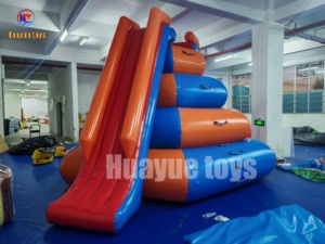 Fábrica de China, juego de Deportes Acuáticos de alta calidad, juguete de agua piramidal, tobogán de escalada de agua flotante inflable - Product Image 3