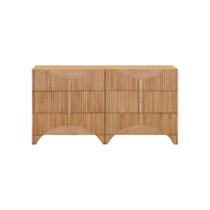 HAVASU RANGE Collection Wooden Bedroom Living Room Eco-Friendly Best Quality Home Furniture Wooden Dresser 6 Drawers - Product Image 1
