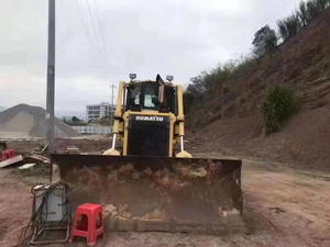 Bulldozer Komatsu D65 de segunda mano, Bulldozer usado, certificado de oruga hidráulica D65 D155, maquinaria de construcción en buen estado - Product Image 4