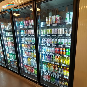 Chambre froide d'exposition en forme <span class=keywords><strong>de</strong></span> L, chambre froide et congélateur avec cave <span class=keywords><strong>à</strong></span> <span class=keywords><strong>bière</strong></span> pour supermarché - Product Image 3
