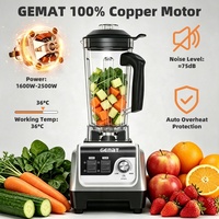 Hot Koude Soja Melk Ijs Grusher Commerciële Fruit Pindakaas Nieuwe Keuken Industriële Heavy Duty Hoge Snelheid Rpm Blender